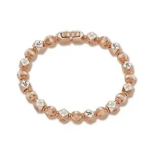 [골드모아][온주얼] 14K 신형 옴자 팔각 염주 팔찌