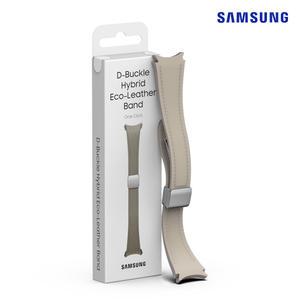 정품 갤럭시워치6 ( 워치4/5/7/FE ) D버클 하이브리드 비건 레더 스트랩 슬림 S/M 에토프 / ET-SHR93SAE