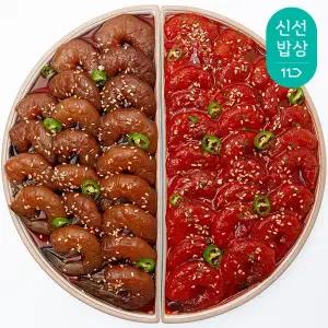 간장깐새우장 300g 2통+양념깐새우장 300g 1통
