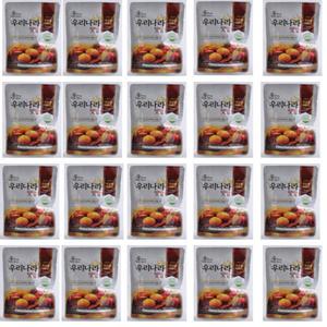 밤뜨래 국산 우리나라 맛밤 80g 20봉지 국내산 햇밤 알밤 영양 아이들 사무실 간편식 간식 캠핑 아침 식사