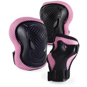 [RG8PM18S]비바 아동 인라인 자전거 보호대 핑크 손 무릎