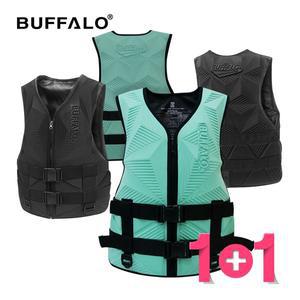 [버팔로] 라이트 구명조끼 2P 민트 블랙 성인 어린이구명조끼 부력보조복 튜브 물놀이용품 보트
