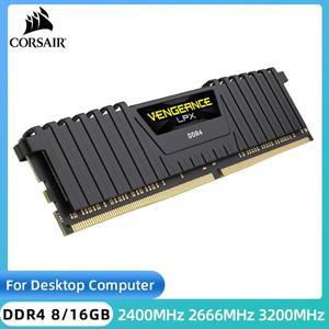 CORSAIR Vengeance LPX DDR4 8GB 16GB 3200MHZ 2400Mhz 2666Mhz DIMM RAM PC4-25600 19200 21300 데스크탑