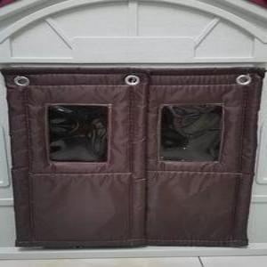 강아지집 커튼 야외개집 출입문 방한 방풍 케이지 도어 반려동물