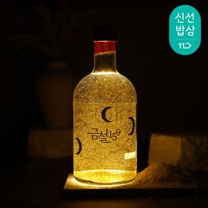 [품질보장] 금산인삼주 금설159 15.9도 375ml 금가루 LED램프