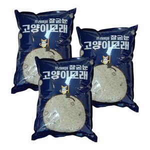 잘굳는 고양이모래 프리미엄 5.8kgx3개, 무향 와이오밍 벤토나이트모래