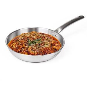 [까사니]키친아트 바닥3중 스텐웍 인덕션 튀김 궁중팬 볶음 웍팬 28cm