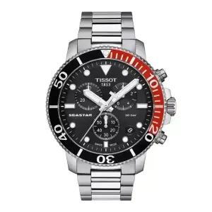 티쏘 씨스타 1000 남성 남자 실버 블랙 메탈시계 T120.417.11.051.01