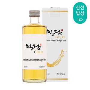 [품질보장] 착한농부 밀담골드 25도 360ml 국산단수수 3번 증류한 럼