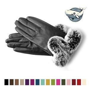 겨울 여성 가죽 털장갑 부드러운 양가죽 따뜻한