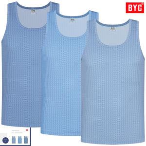 BYC단순패턴페어유색민소매런닝3매입 MCF2244