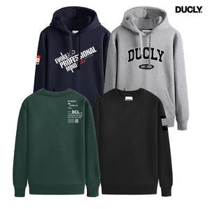 [DUCLY] 듀클라이 기모 맨투맨 후드집업 후드티 M~4XL 빅사이즈 티셔츠 남성 여성