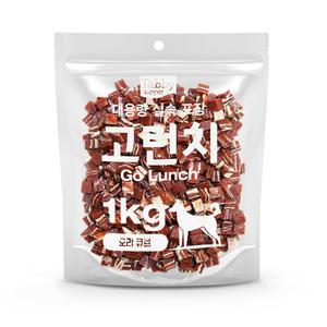 테비 고런치 사사미 오리 큐브 1kg