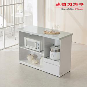 라자가구 리브 펜리 1200 대리석 아일랜드 렌지대 수납 홈바 RYD042