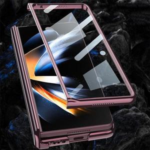 갤럭시 Z폴드 6 5 4 마그네틱 강화 액정보호 전면 풀커버 힌지 보호 하드 지폴드 폴더 케이스