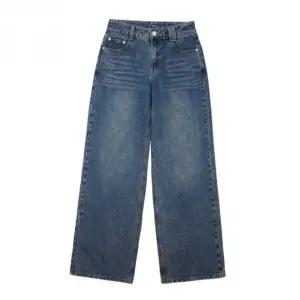 국내매장판 데케트 여성 보라끌레르 Signature 로우라이즈 Wide Jeans DCWPT004BlueB
