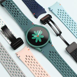 갤럭시워치7 6 5 4 클래식 D버클 마그네틱 실리콘 스포츠밴드 케이스 세트구성