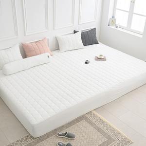 푸딩 사계절 부드러운 소프트워싱  패밀리 누빔 매트리스커버 260x200