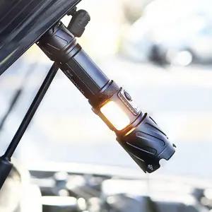 울트라코어 LED 캠핑 해루질 충전식 후레쉬 손전등 자석 랜턴 8000루멘 라이트 XHP160 HT160