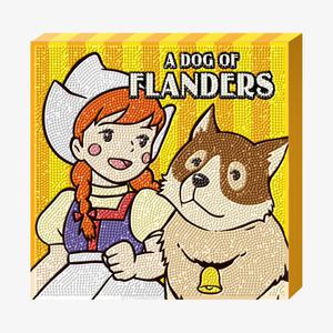 DIY 보석십자수 플란다스의개 25x25cm