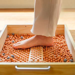 미끄럼 방지 특허 소망 플러스 황토볼 발지압 세트 / 기적의 맨발걷기 홈케어 발바닥 자극 강화 / 마사지기