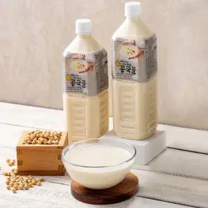 국내산 콩으로 만든 더 진한 백태 콩물 1L x 4병