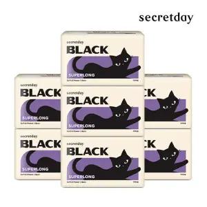 생리대 블랙 슈퍼롱 8PX7팩