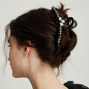 [장폴클라리쎄]보브 크리스탈 집게핀 JP-25-064CC