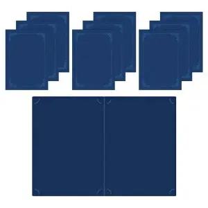 다니엘문구 매직패브릭 종이상장 케이스 끼움식 A4 무지 220g 청색 10개