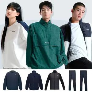 요넥스 남성 여성 긴바지 자켓 패딩 기모 우븐 233WU004F