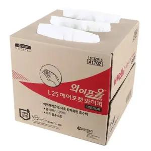 유한킴벌리 L25 에어포켓와이퍼 대형300매 41702 8864088