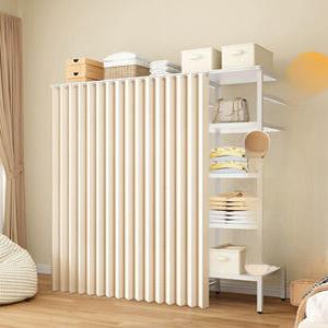 거실 주방 자바라 커튼 접이식 오프화이트 100x180cm 중문 가림막 파티션