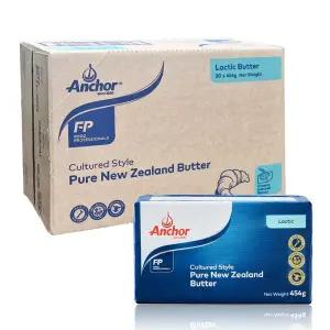 앵커 락틱버터 454g 20개 무염 발효 버터 [아이스박스포함]