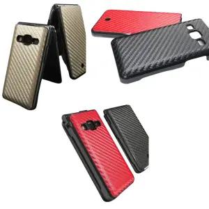 갤럭시폴더2 카본 가죽 폴더 하드 범퍼 케이스 G160