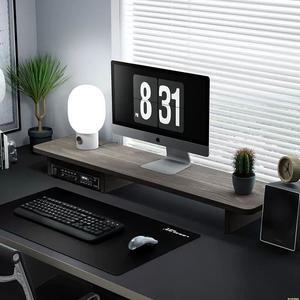 듀얼 모니터받침대 받침 1200 선반 거치대 2단