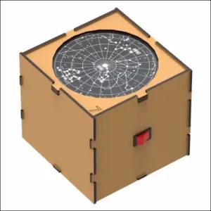 별자리 투영기 만들기 무드등 조명등 우주관찰 별자리판 꼬마전구 육면체 플라네타리움 DIY