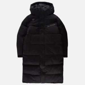 다이나핏 공용 카본테크 벤치 롱 덕 다운 자켓 블랙 YUW23536