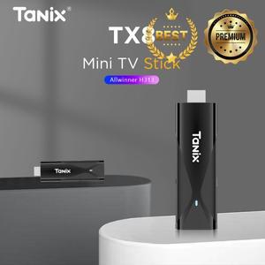 호출기 Tanix TX8 TV 스틱 안드로이드 10.0 Allwinner H313 Wifi 2.4G 듀얼 4K 미디어 플레이어
