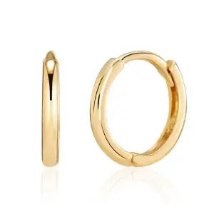 갤러리아 [비앤비골드] 당일발송 14K 심플 민자 링 원터치 귀걸이 S 한쌍 WIE28