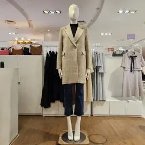 [대구백화점] [미센스]핀체크중기장코트(MB4YHCM102Z)