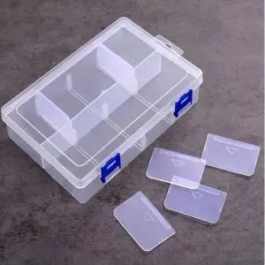 8칸 멀티 네일 파츠 비즈 낚시 소품 재료 정리 케이스 태클박스 멀티박스