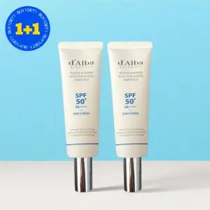 [1+1] 달바 워터 베리어 안티 선에이징 선크림 50ml 2개