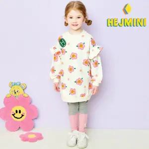 [헤이미니] 스마일플라워롱티셔츠상하복