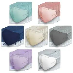 숨쉬고 스타일업 새부리형 마스크 대형 1개입 혼합색상 35개