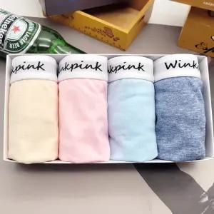 D25B세미파스텔 숏세미 사각 Y존이 편한 면 여성 드로즈팬티