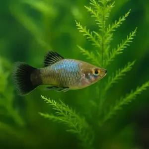 블루 플래티넘 플래티 5마리