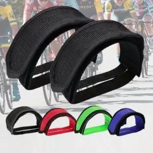 자전거 페달 고정 벨크로 밴드 라이딩 벨트 커버 2개