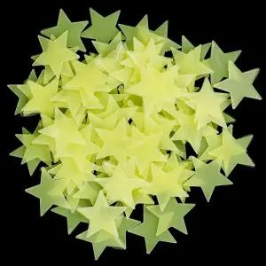 야광 별 스티커 옐로우 형광 별자리 밤하늘/다꾸/벽지/포인트/반사/아트북/컬러링/북/인테리어/원형/보석