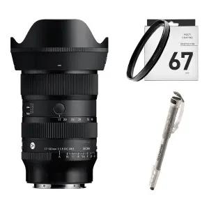 (컴온탑) 시그마 A 17-40mm F1.8 DC (캐논RF마운트) (재고보유) + 시그마 필터 67mm + 포토리뷰 모노포드