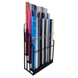 필름 시트지 꽂이 B타입 전시대 조정다리 조절발 진열대 현수막 진열 보관대 포장 사다리